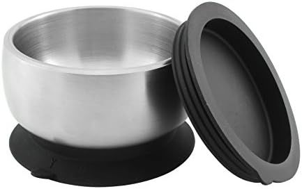 Avanchy Stainless Steel Suction Bowl - Stainless Steel Kids Bowls - Suction Bowls with Lids - Sil... | Amazon (US)