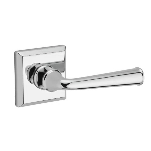 Federal Privacy Door Lever with Traditional Square Rose | Wayfair North America