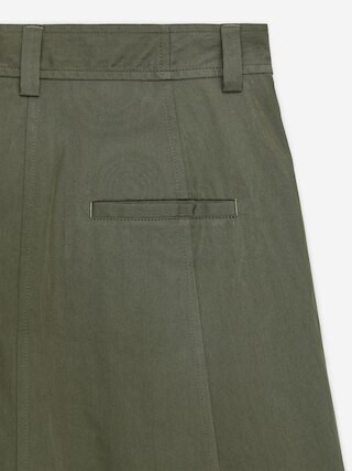 Chino Skirt – Dark Khaki – Women – ARKET GB | Arket UK