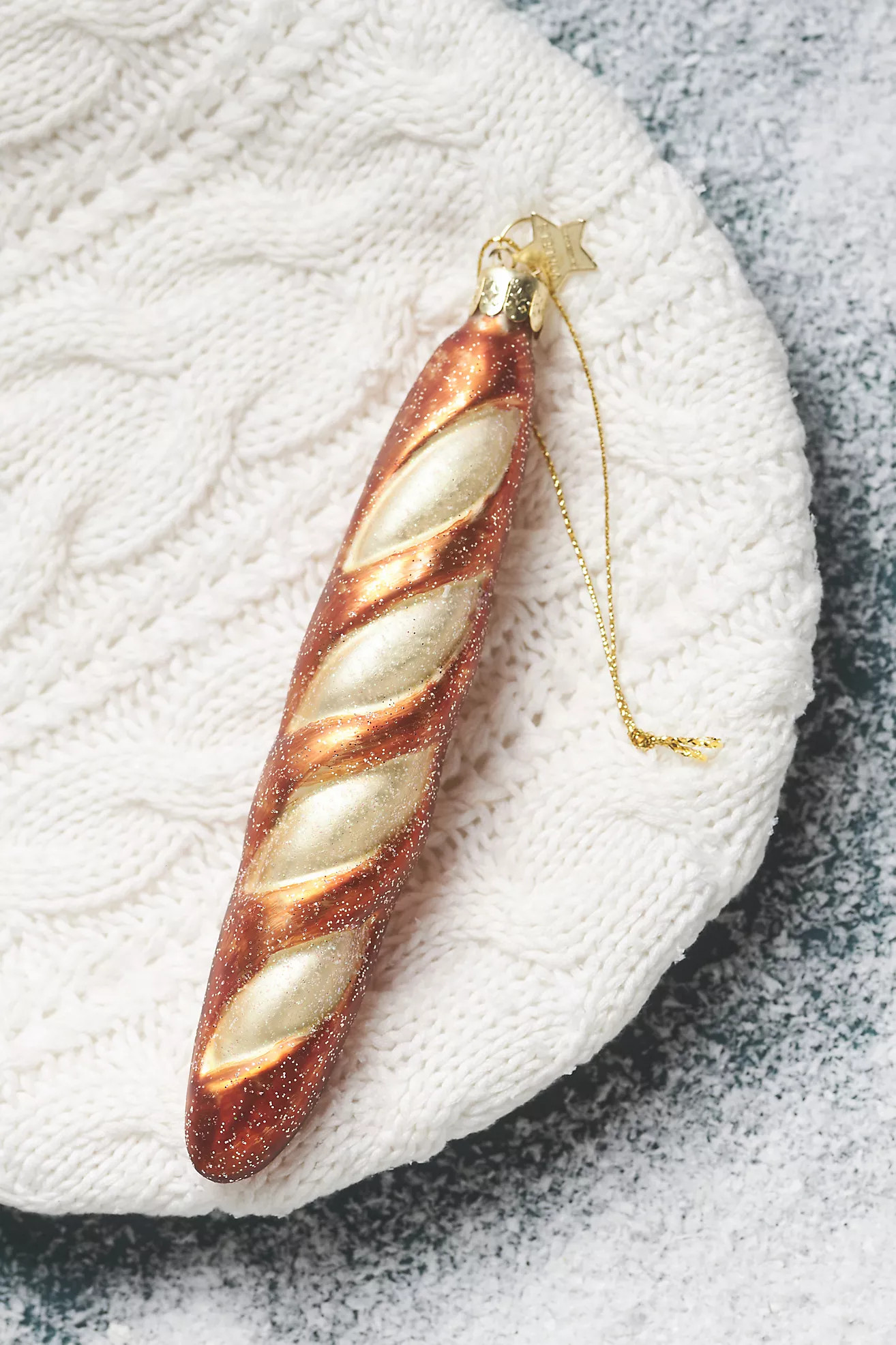 French Baguette Glass Ornament | Anthropologie (US)