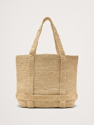 Straw Traveler Tote by Hat Attack | Banana Republic (US)