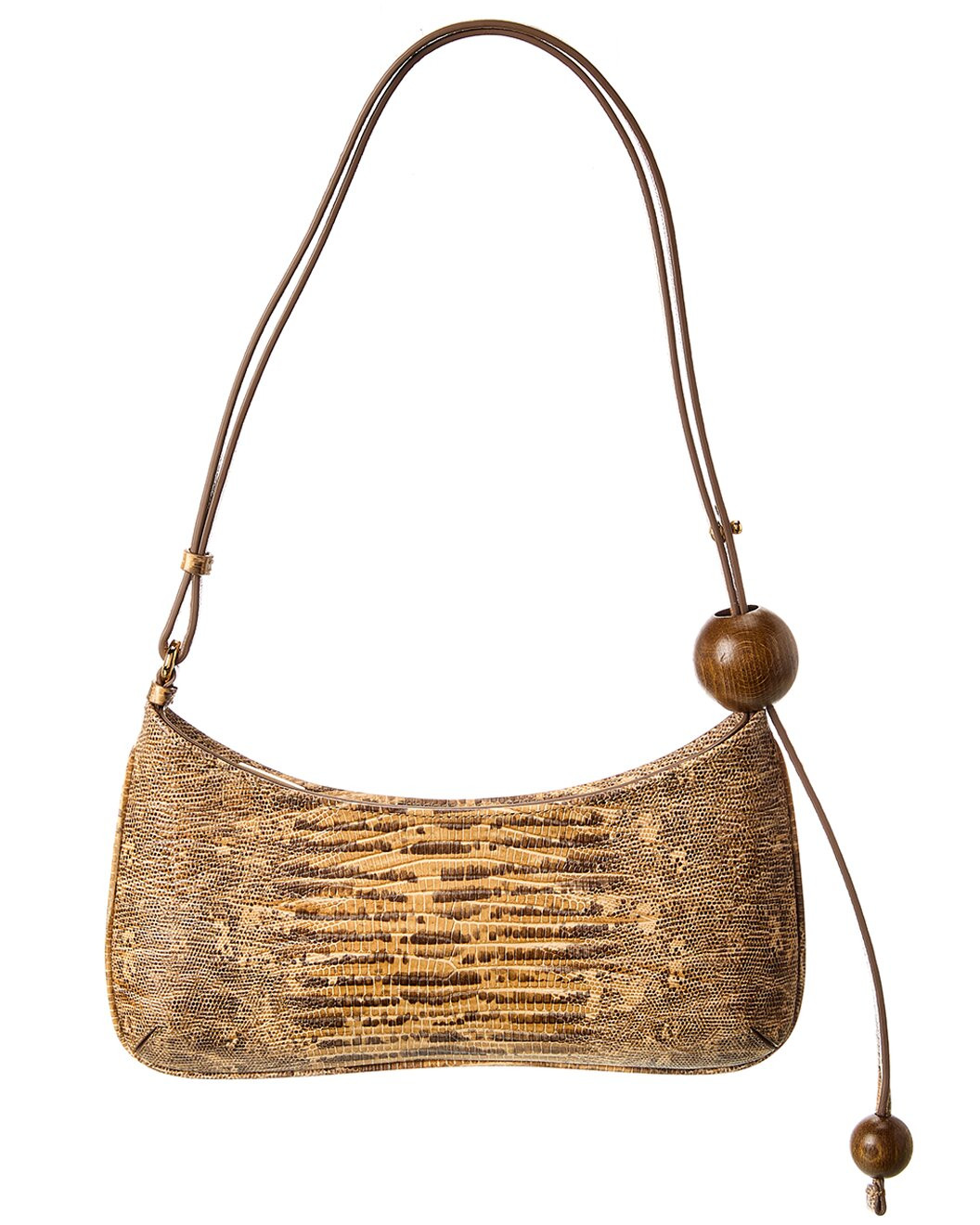 Le Bisou Perle Snake-Embossed Leather Hobo Bag | Rue La La