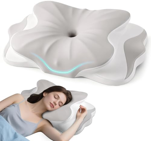 Cervical Neck Pillow for Pain Relief - Neck Support Pillows for Sleeping, Contour Memory Foam Pil... | Amazon (US)