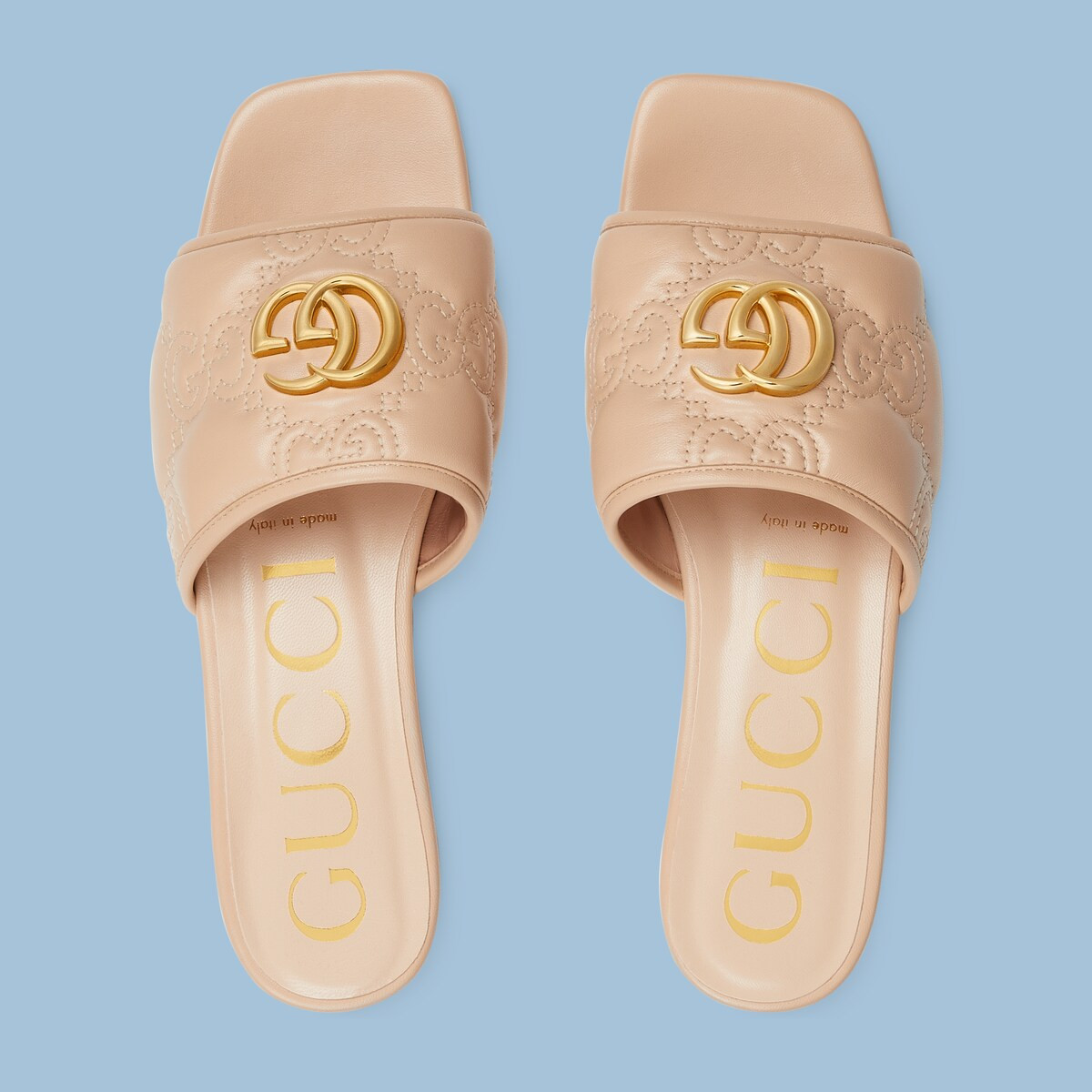Women's GG Matelassé slide sandal | Gucci (US)