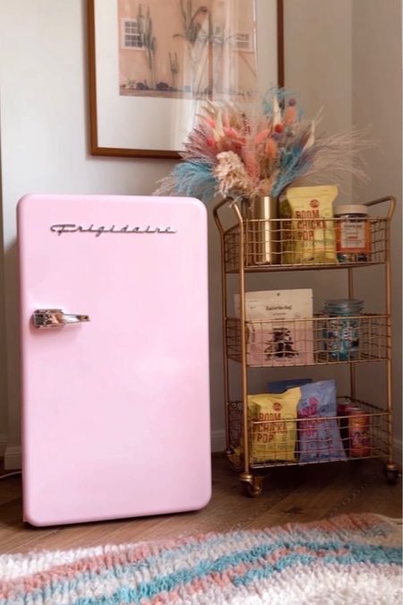 My mini fridge is now less than what I paid! The pink is the perfect shade of light pink! 

#LTKhome