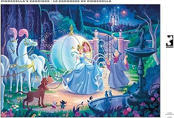CEACO - Silver Select - Disney - Cinderellas Carriage - 500 Piece Jigsaw Puzzle for Adults Challe... | Amazon (US)