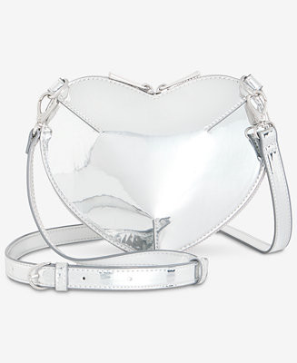 Barrii Metallic Shell Mini Heart Crossbody, Exclusively at Macy's | Macy's