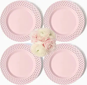 Pink Basketweave Dinner Plate | Nordstrom