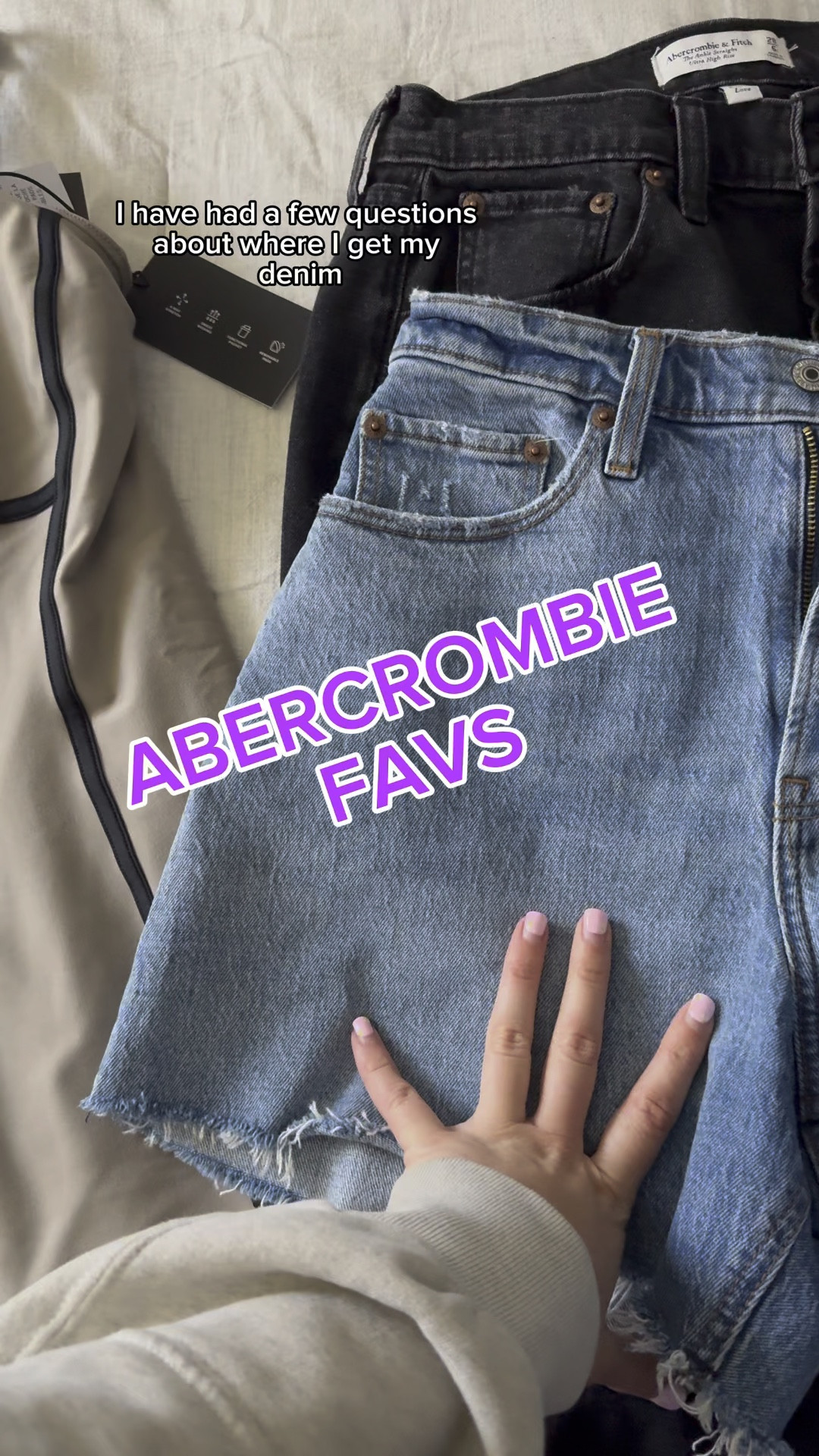 AMERCROMBIE FAVS - I love their Curve Love size in denim!!! I’ve got a butt and some thick thighs so these are just about the only denim I wear for the most part. 

#LTKVideo #LTKStyleTip