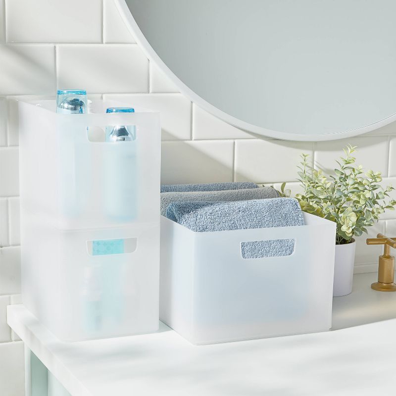 Bathroom Organizer Bin with Handles - Brightroom™ | Target
