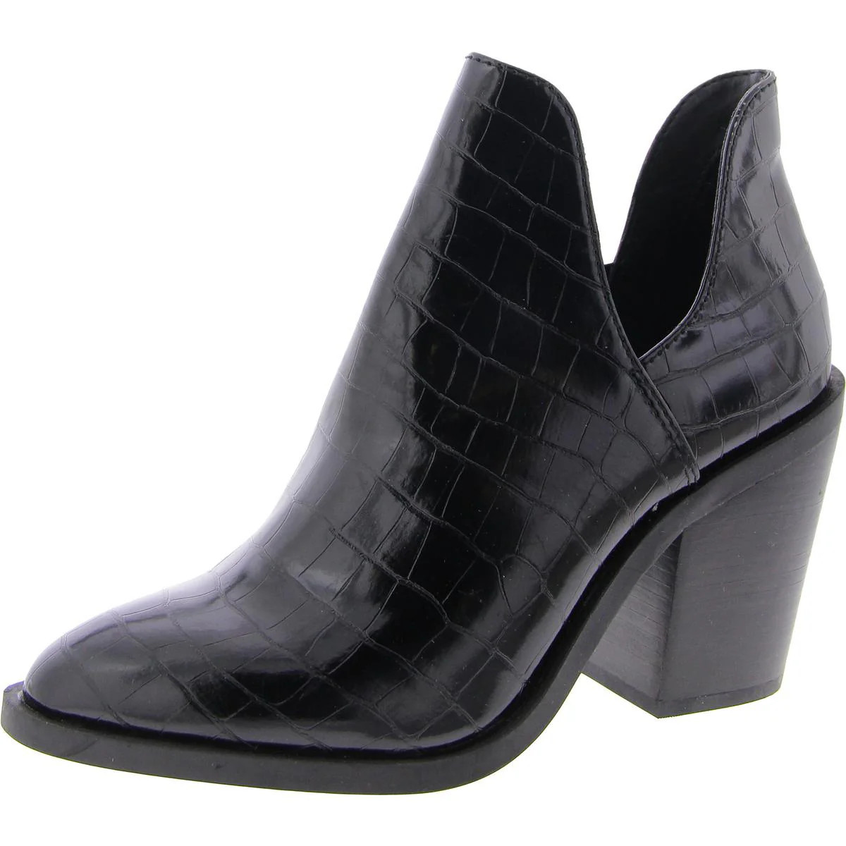 Womens Faux Leather Pointed Toe Shooties | Shop Simon