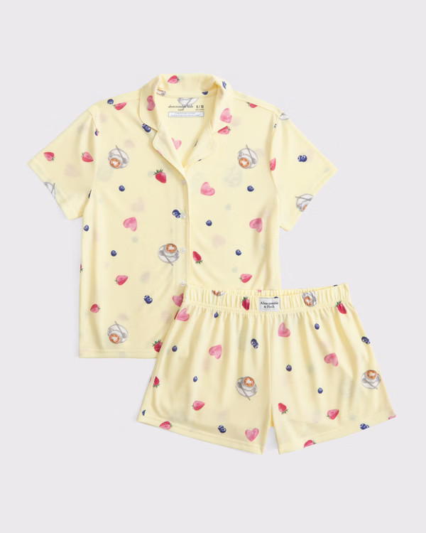 shorts pajama set | Abercrombie & Fitch (US)