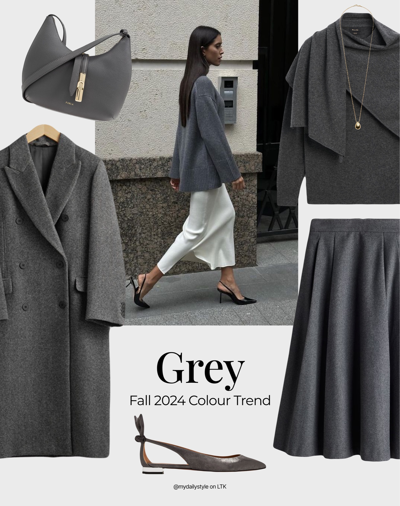 50 shades of grey for your fall wardrobe. Versatile,  timeless, & stylish, this colour remains trendy this fall/winter season. Here is our grey items selection from different brands to add to your fall looks. 

Check out more styling ideas in my profile. 

Tags: grey colour, gray color, fall style, pre-fall, autumn style, fall outfit, autumn outfit, fall fashion, autumn fashion, easy styling, simple everyday look, chic & basic outfit, Parisian look, casual outfit, capsule wardrobe, office look, brunch style, high street. 

#LTKstyletip #LTKautumn #LTKbag