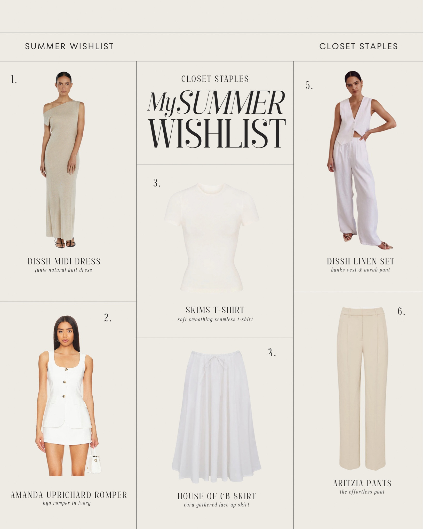 Summer Wishlist - Closet Staples

#LTKtravel #LTKstyletip #LTKworkwear
