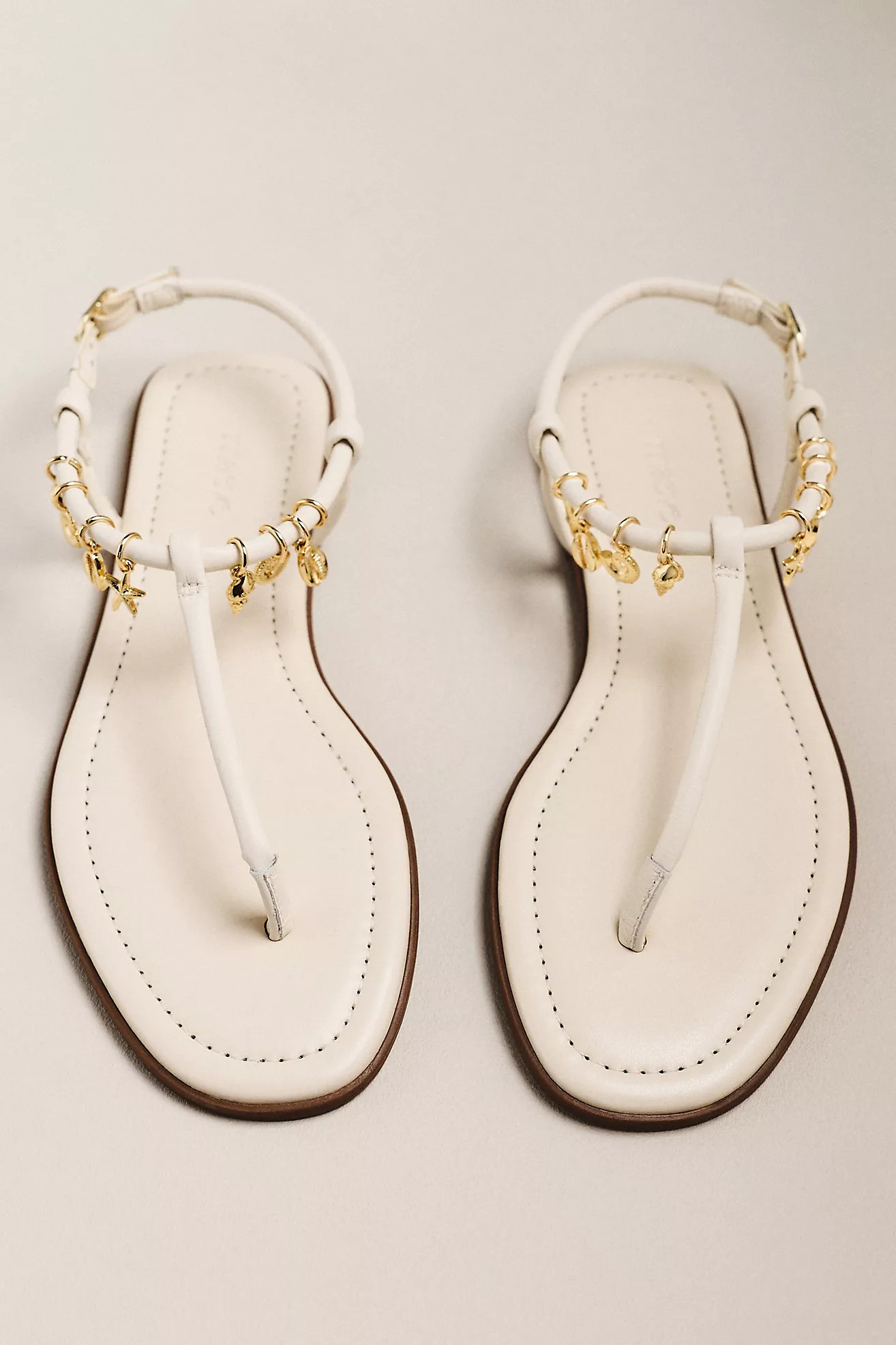 Maeve Ankle-Strap Charms Sandals | Anthropologie (US)