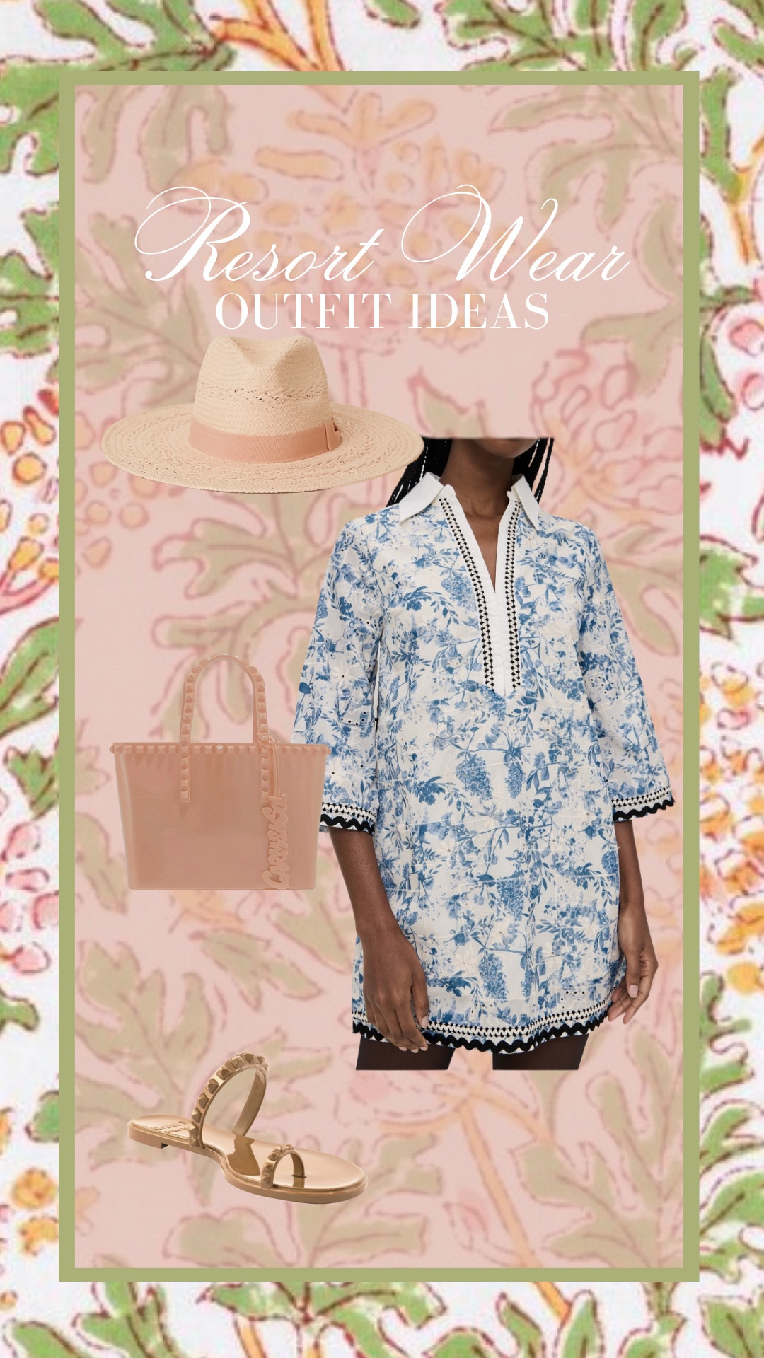 Resort wear outfit idea!

Beach vacation // summer // resort wear
