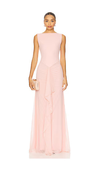 Ellie Maxi Dress in Baby Pink | Revolve Clothing (Global)