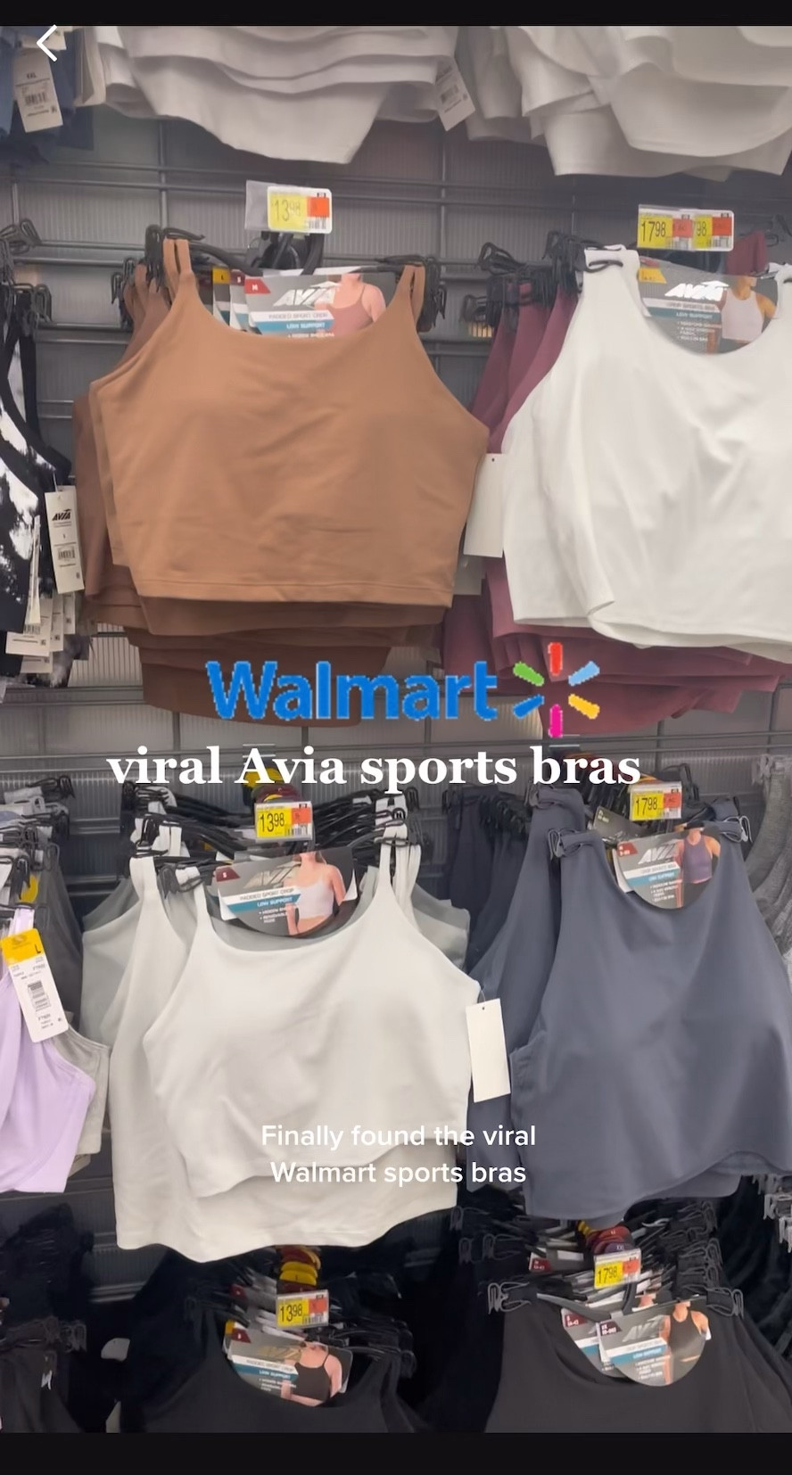 Walmart sports tank. Viral sports bra   Affordable women’s athleisure wear. Padded cups 

#LTKFind #LTKunder50 #LTKfit