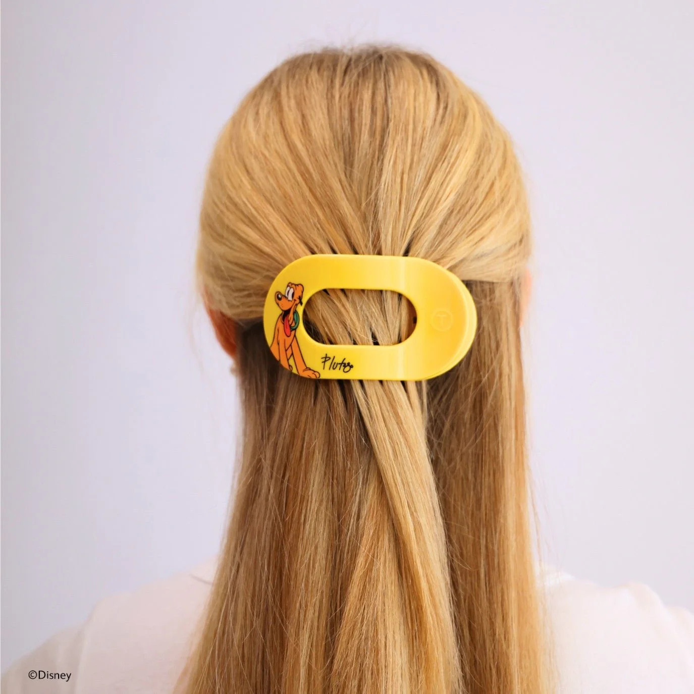 Pluto Medium Flat Round Hair Clip | TELETIES