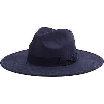 Pro Celia Big Wide Brim Fedora Hat for Women Large Felt Panama Rancher Hat | Amazon (US)