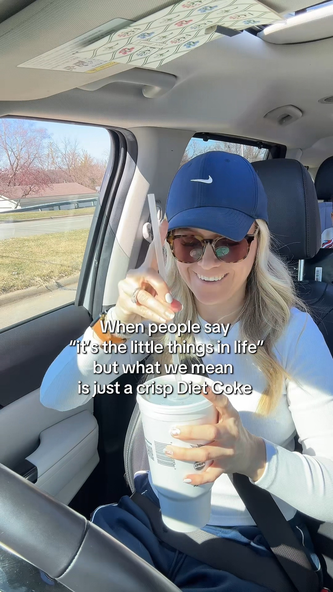 A crisp diet Coke is all I need! Driving around and living in my car in my comfy outfit. 

#LTKActive #LTKmomlife #LTKdayinmylife