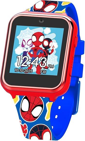 Accutime Marvel Spidey and His Amazing Friends Educational Touchscreen Smart Watch for Toddlers, ... | Amazon (US)