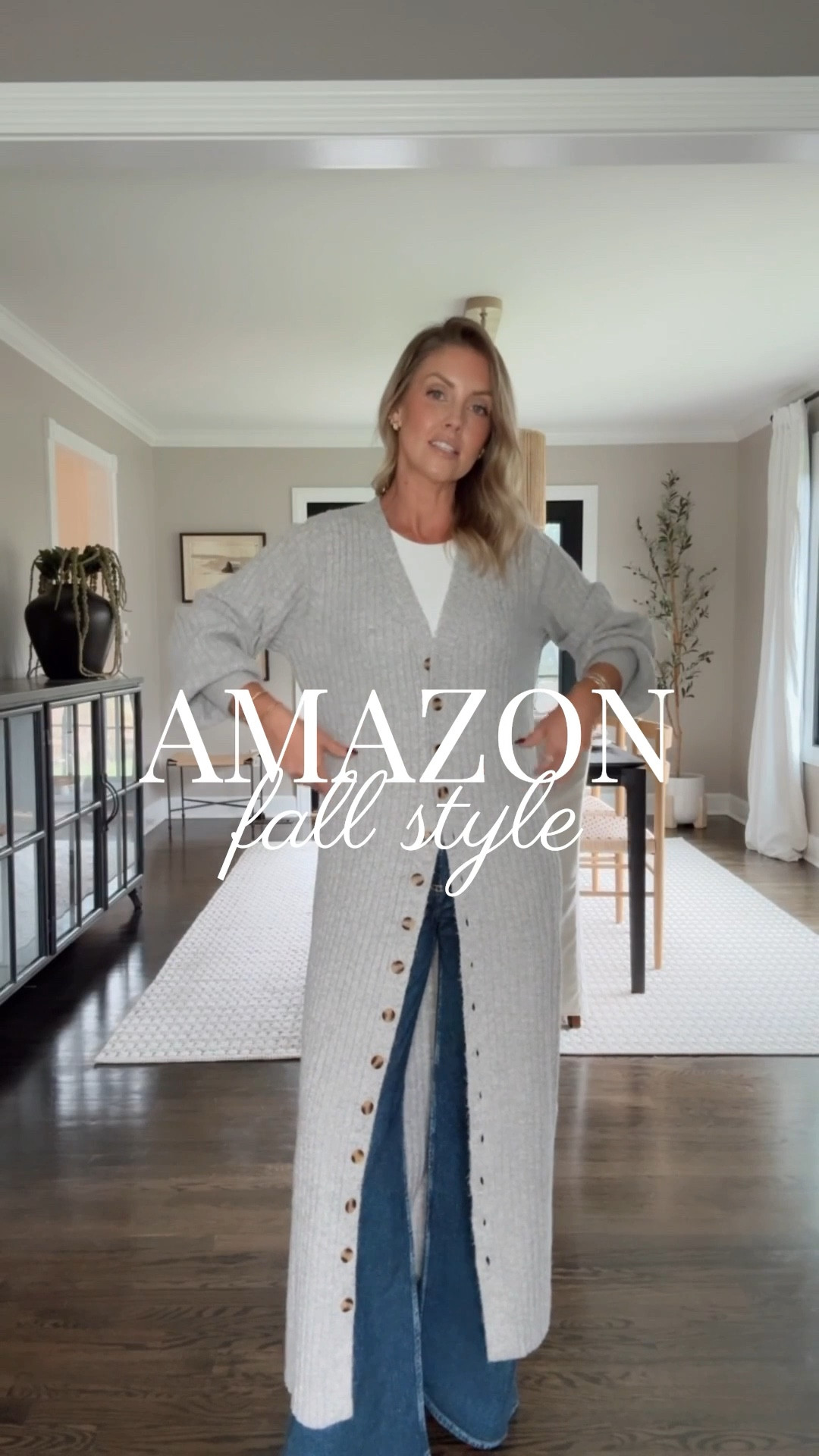 Small Amazon cardigan / Small bodysuit 🩶

amazon fashion, Amazon style, cardigan, denim, jeans, button down cardigan, sweater, fall fashion, fall style, over 40, Almost Ready Blog, Amanda West

#LTKFindsUnder50 #LTKStyleTip #LTKOver40