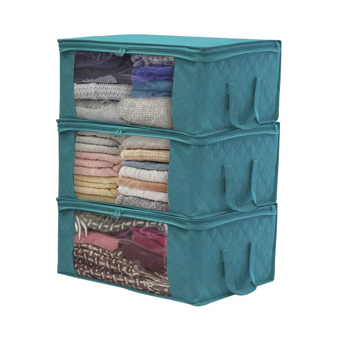 Sorbus Foldable Storage Bag Organizers with Large Clear Window & Carry Handles | Target
