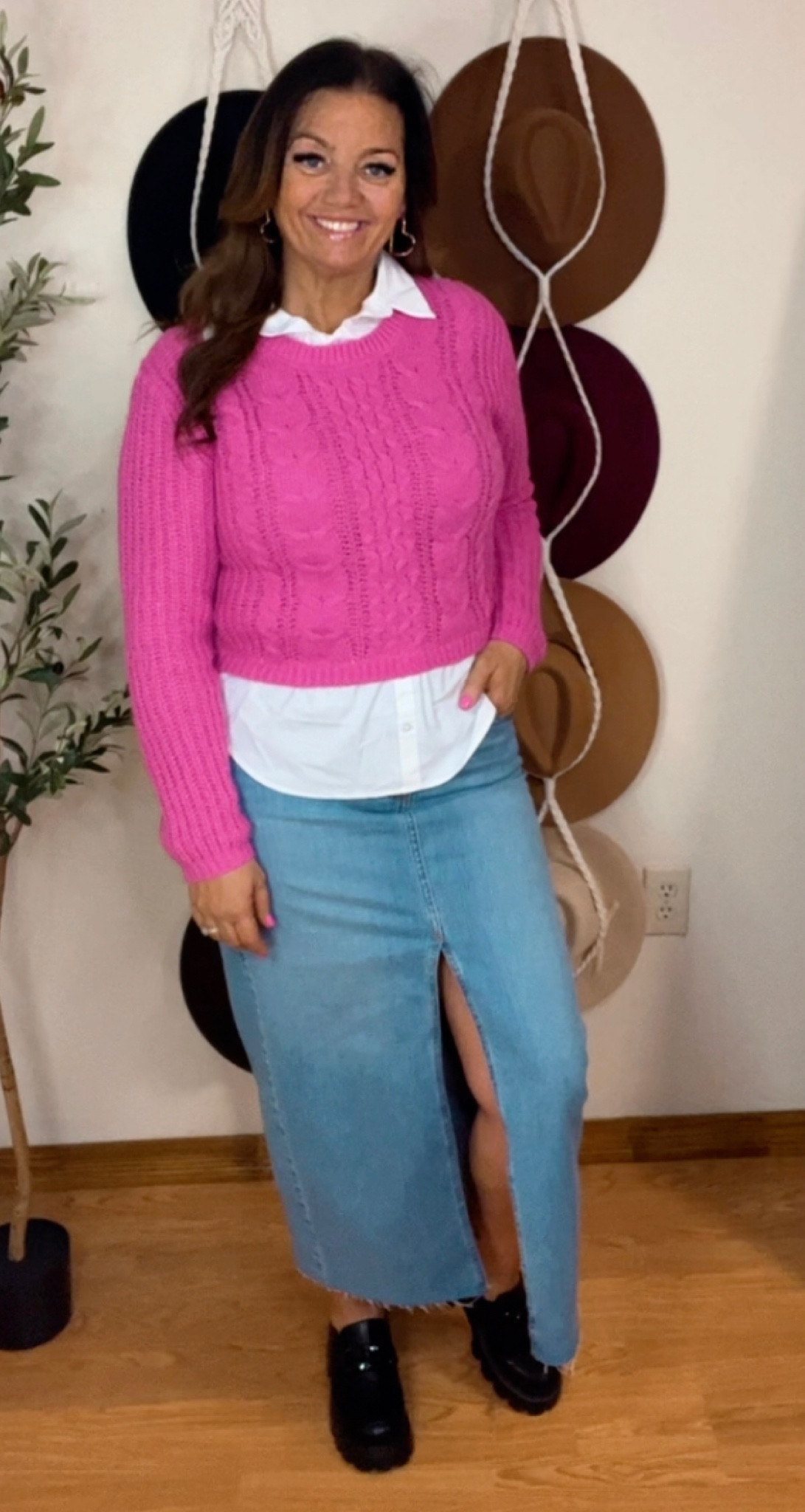 Pink is literally the new black! #winteroutfit #valentinesday 

#LTKstyletip #LTKover40 #LTKmidsize