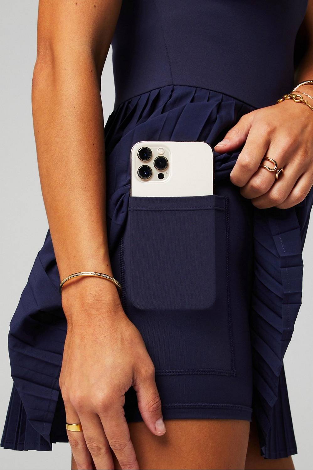 Hot Shot Pleated Dress Classic Mini | Fabletics