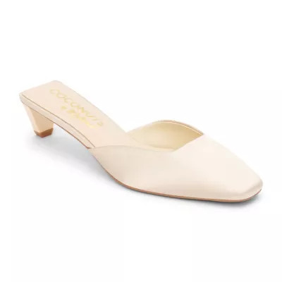 Coconuts by Matisse Women's Vegan mule with elongated toe and architectural heel, Champagne, 8M | Belk