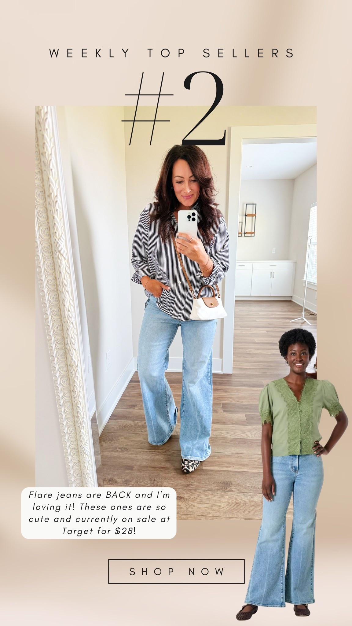 Target flare jeans!

Women’s denim
Denim jeans
Women’s jeans
Casual fashion
Everyday denim
Trending jeans
Straight leg jeans
Wide leg denim
High rise jeans
Denim outfit idea

#LTKootd #LTKSeasonal #LTKSaleAlert