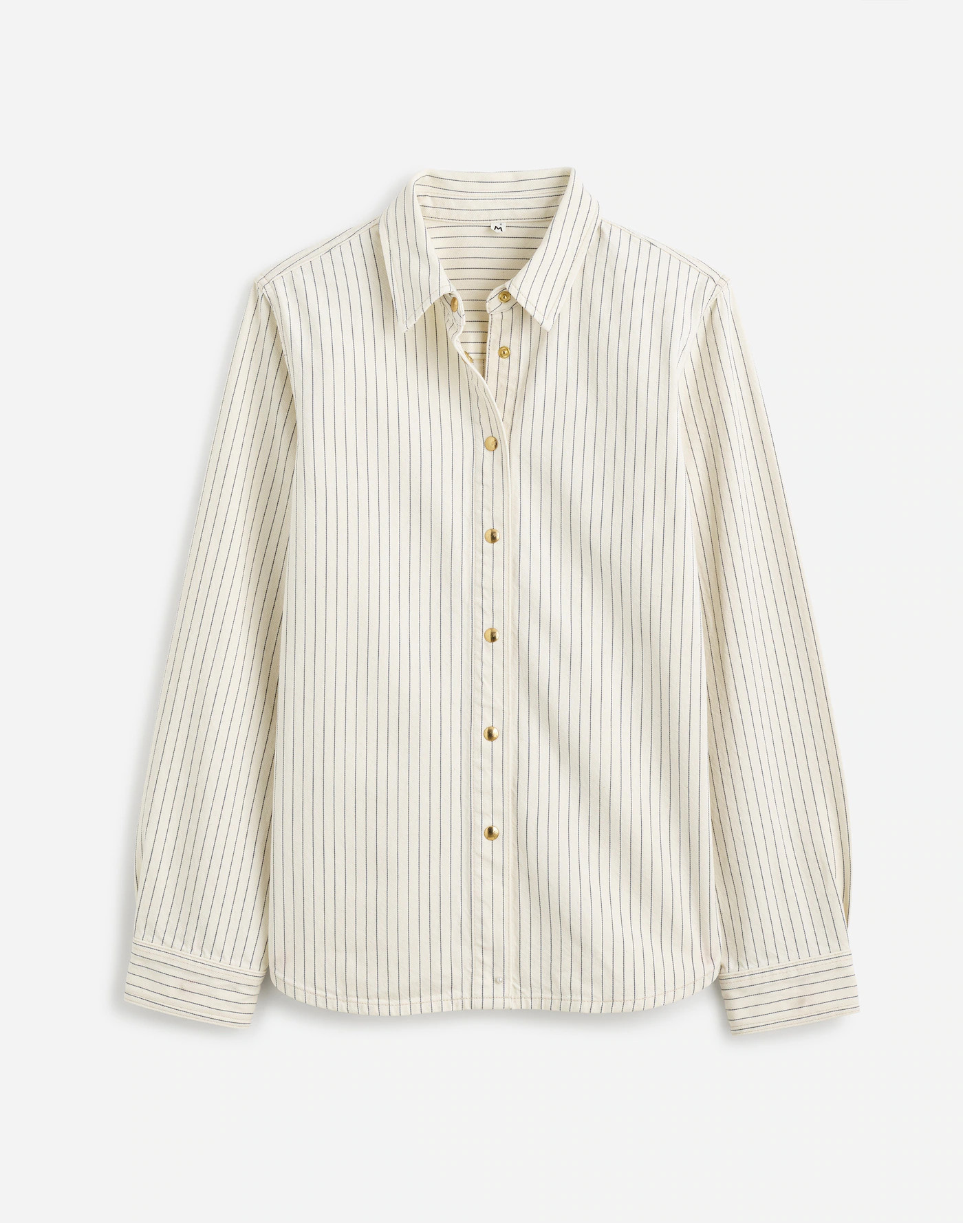 Denim Classic Button-Up Shirt in Pinstripe | Madewell