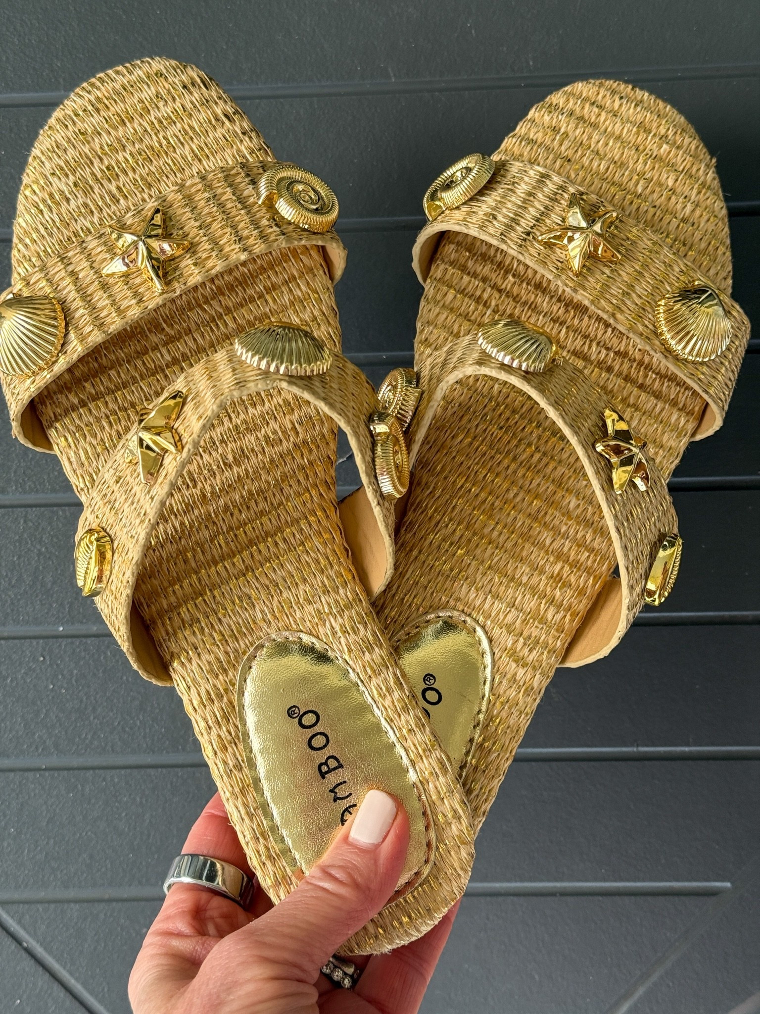 These raffia sandals are such a fun way to add a little coastal charm to your outfit. The woven texture, gold shell accents, and starfish details give them a beachy, elevated feel that’s perfect for vacations, summer dinners, or everyday wear. They’re true to size, wide-foot friendly, and easy to slip on with everything from dresses to shorts and linen pants.

#LTKOver40 #LTKTravel #LTKSeasonal