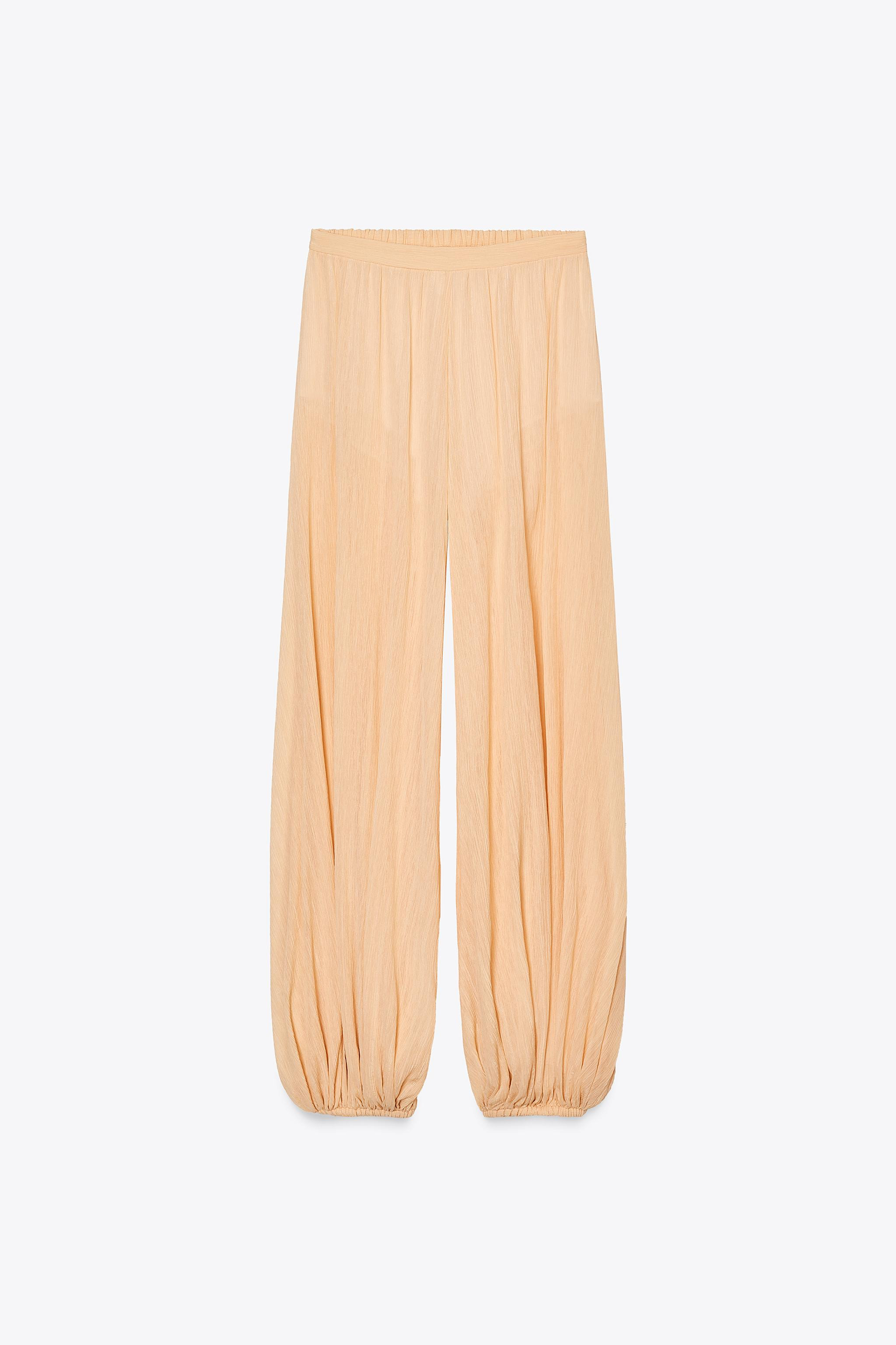 ZW COLLECTION BUBBLE HEM PANTS | Zara US