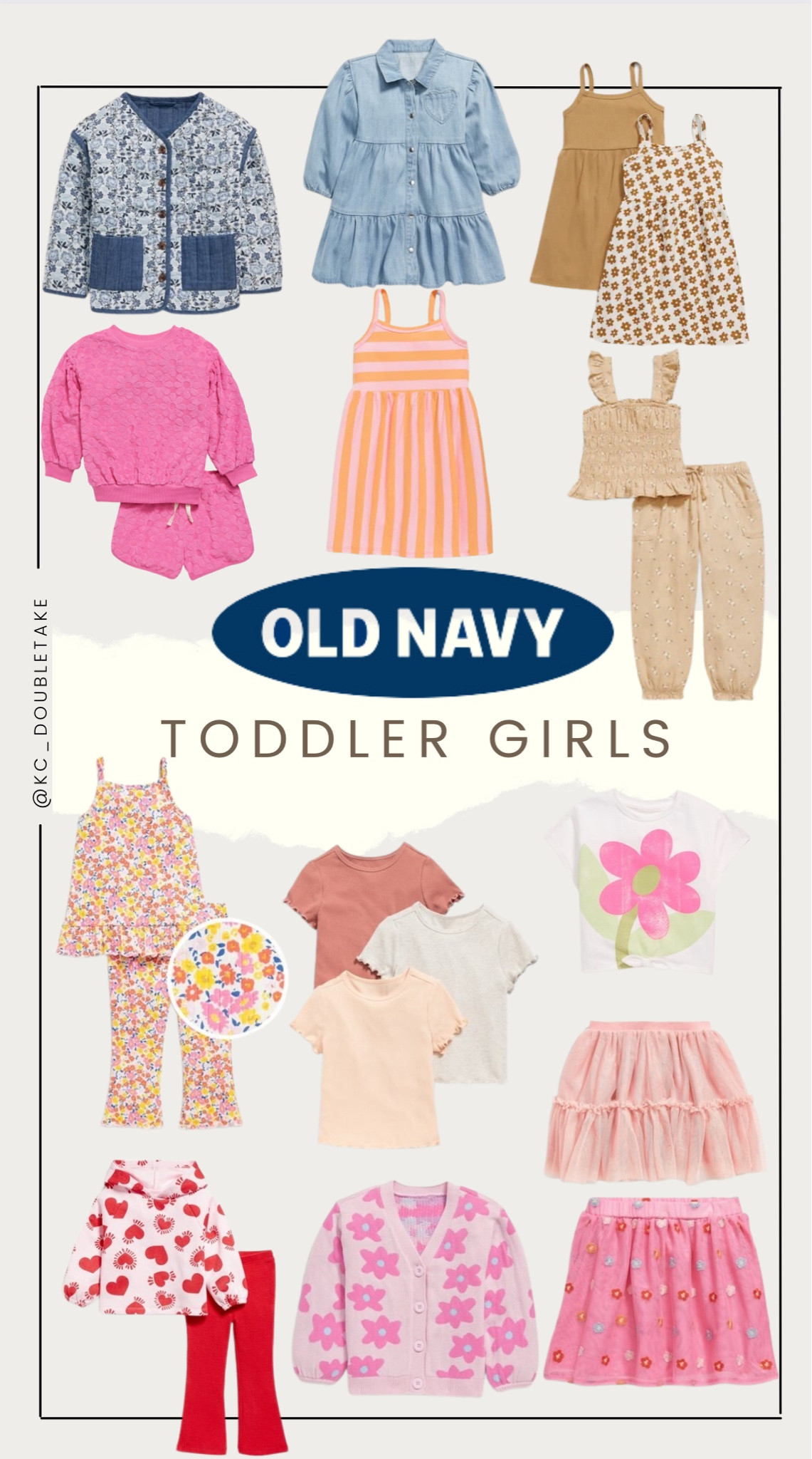 Cutest toddler spring pieces from old navy! 