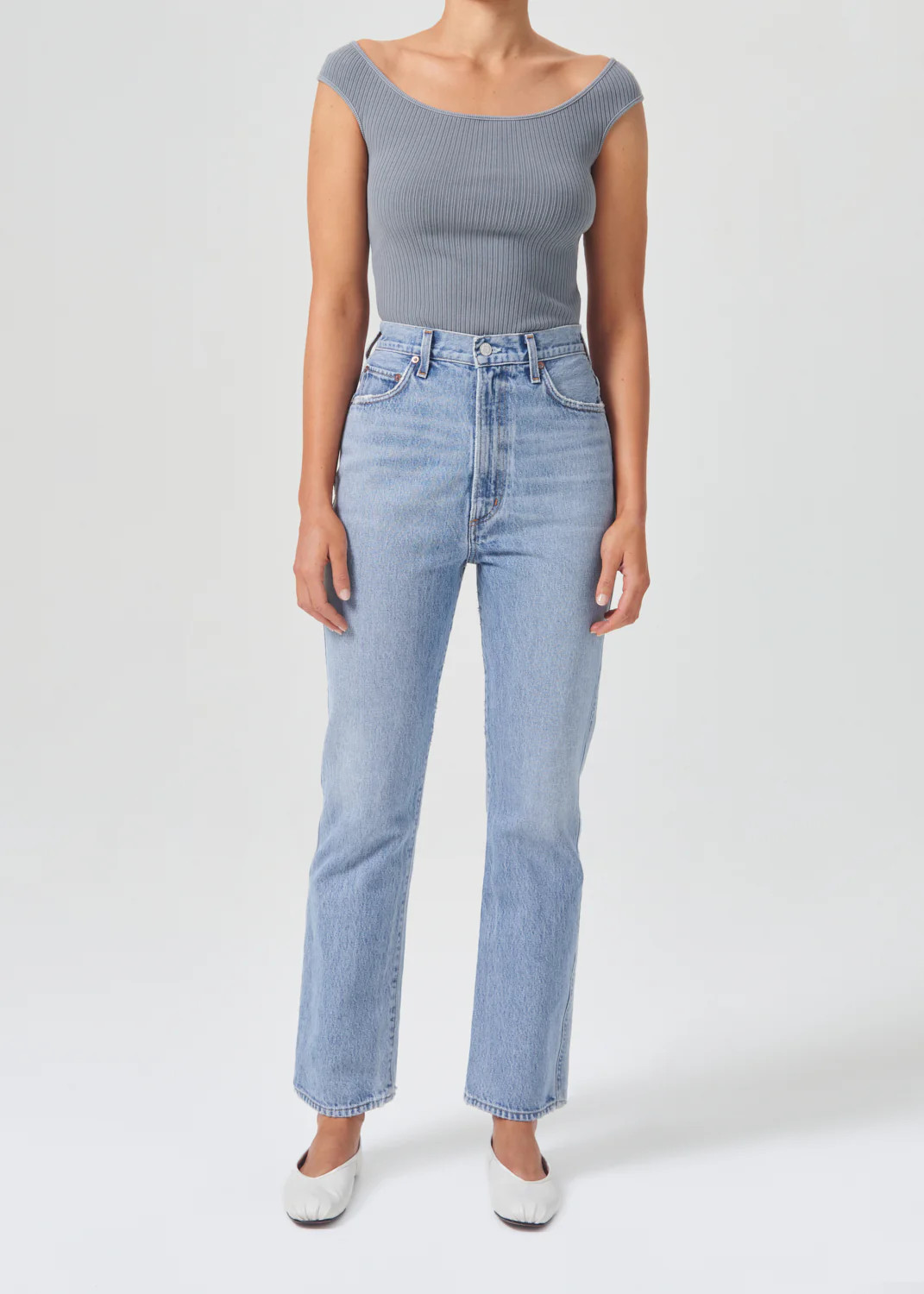 Pinch Waist Kick Flare (RIGID) in Distract | AGOLDE