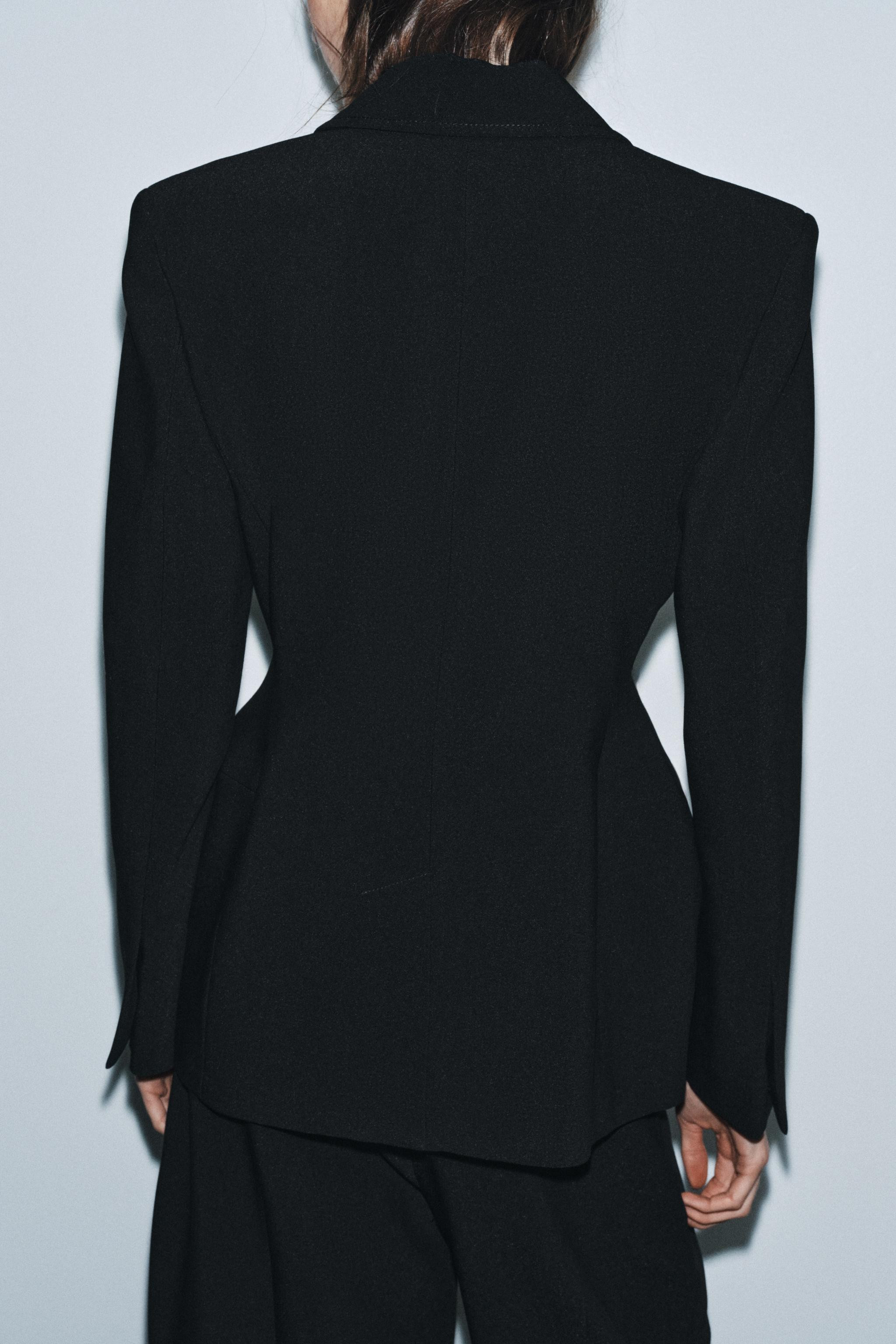 FITTED BLAZER WITH TOPSTITCHING ZW COLLECTION | Zara UK