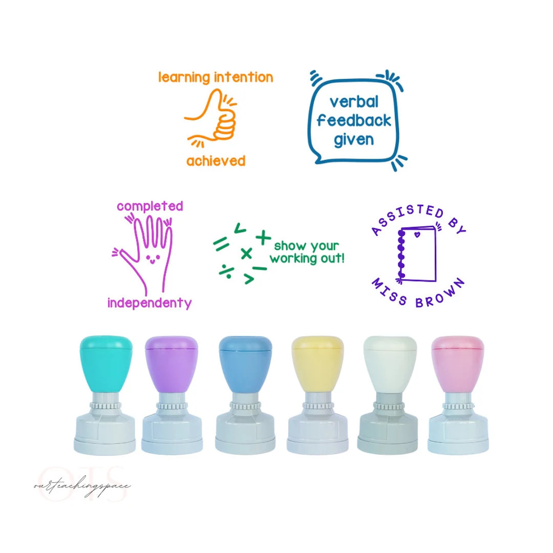 Classroom Stamps Non Custom Stamp Custom Teacher Stamp Personalised Teacher Stamps Well Done Stam... | Etsy (US)