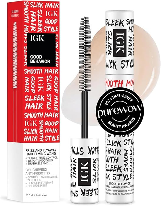 IGK Good Behavior Frizz & Flyaway Taming Wand + Slick Stick, 0.24 Oz | Amazon (US)