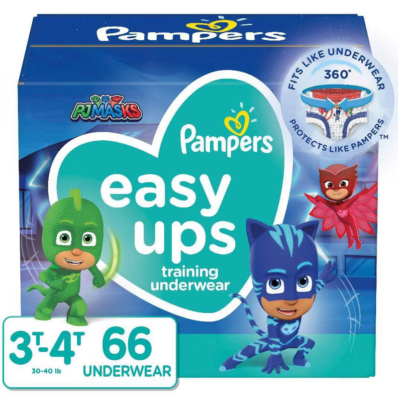 Pampers Easy Ups Boys' PJ Masks Training Underwear - (Select Size and Count) | Target