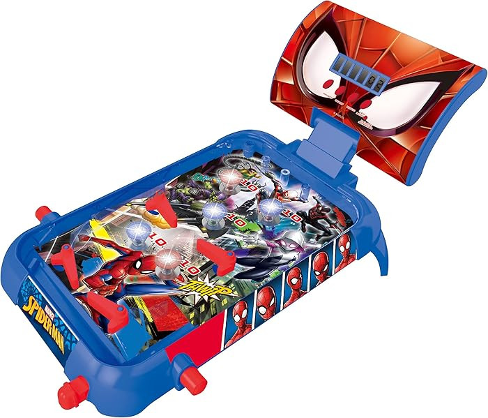 LEXiBOOK Marvel Spider-Man, Table Electronic Pinball, Action and Reflex Game for Children and fam... | Amazon (US)