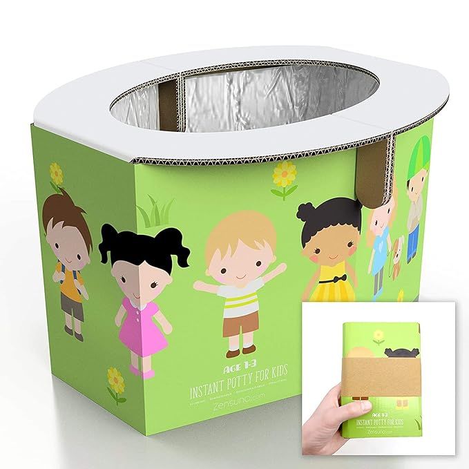 Zensuno Emergency Foldable Portable Disposable Hygienic Instant Potty for Kids Toddlers Small Chi... | Amazon (US)