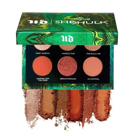 URBAN DECAY x Marvel Studios She-Hulk Mini Eyeshadow Palette - 6 Limited-Edition Matte and Moondust FX Shimmer Shades - Ultra-Blendable and Richly Pigmented - Vegan | Walmart (US)