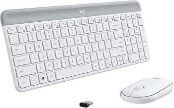 Logitech MK470 Slim Wireless Keyboard and Mouse Combo - Modern Compact Layout, Ultra Quiet, 2.4 G... | Amazon (US)