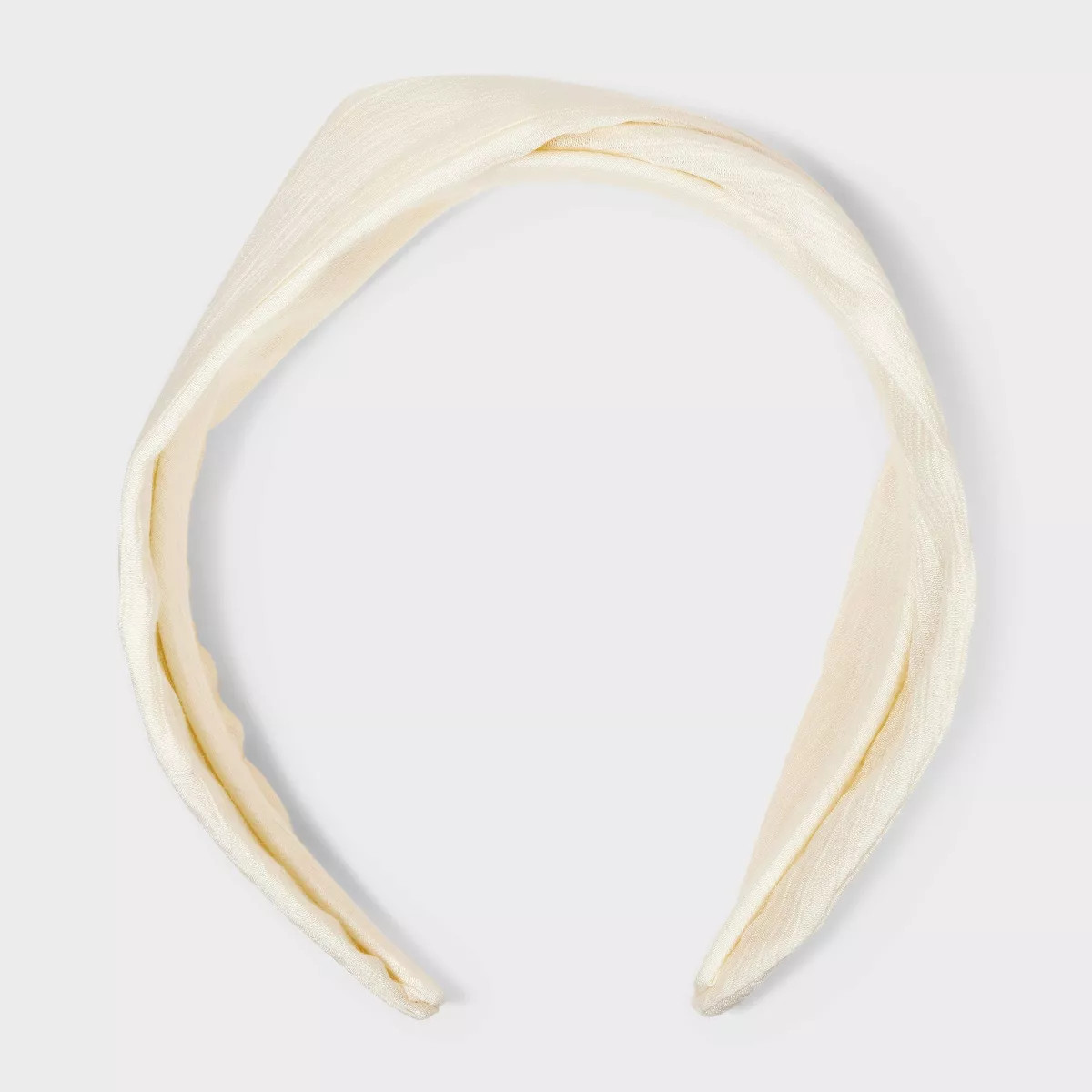 Wide Twisted Headband - A New Day™ Cream | Target