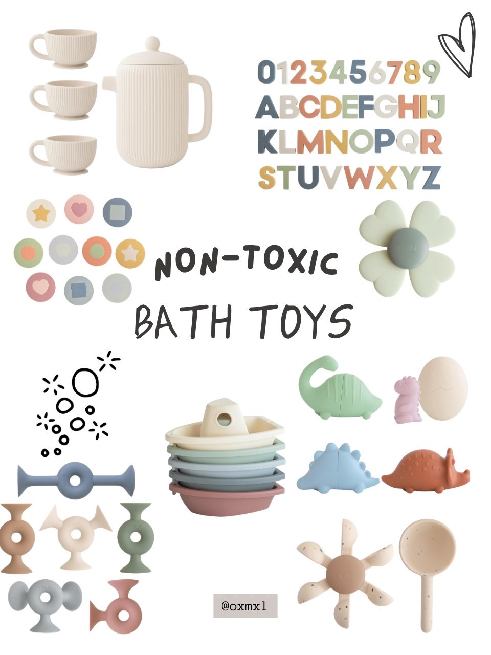 our fav non-toxic and mold-proof bath toys from Mushie 🫧✨

#LTKKids #LTKFamily #LTKBaby