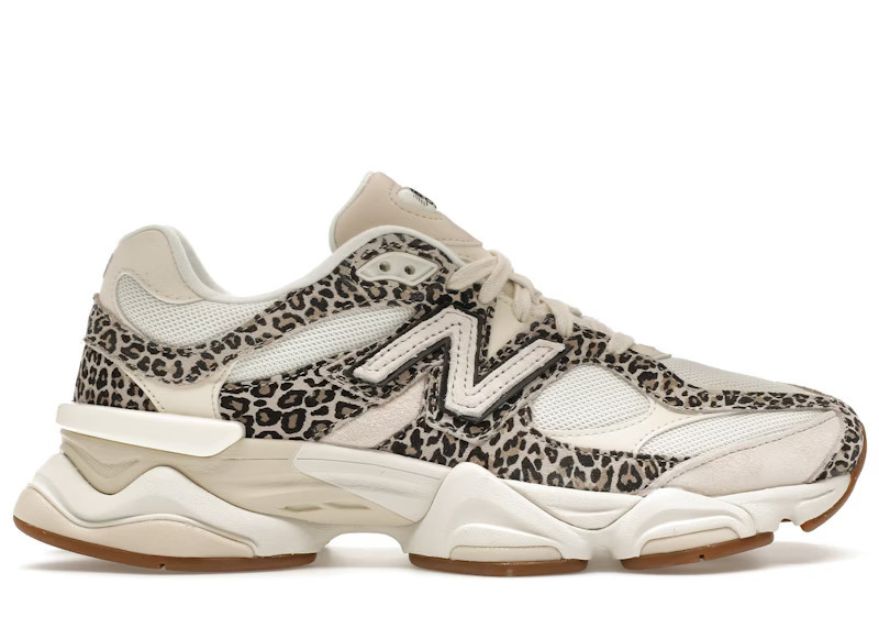 Men's New Balance 9060 ASOS Exclusive Leopard Print Sneakers in Beige/Brown/White | StockX