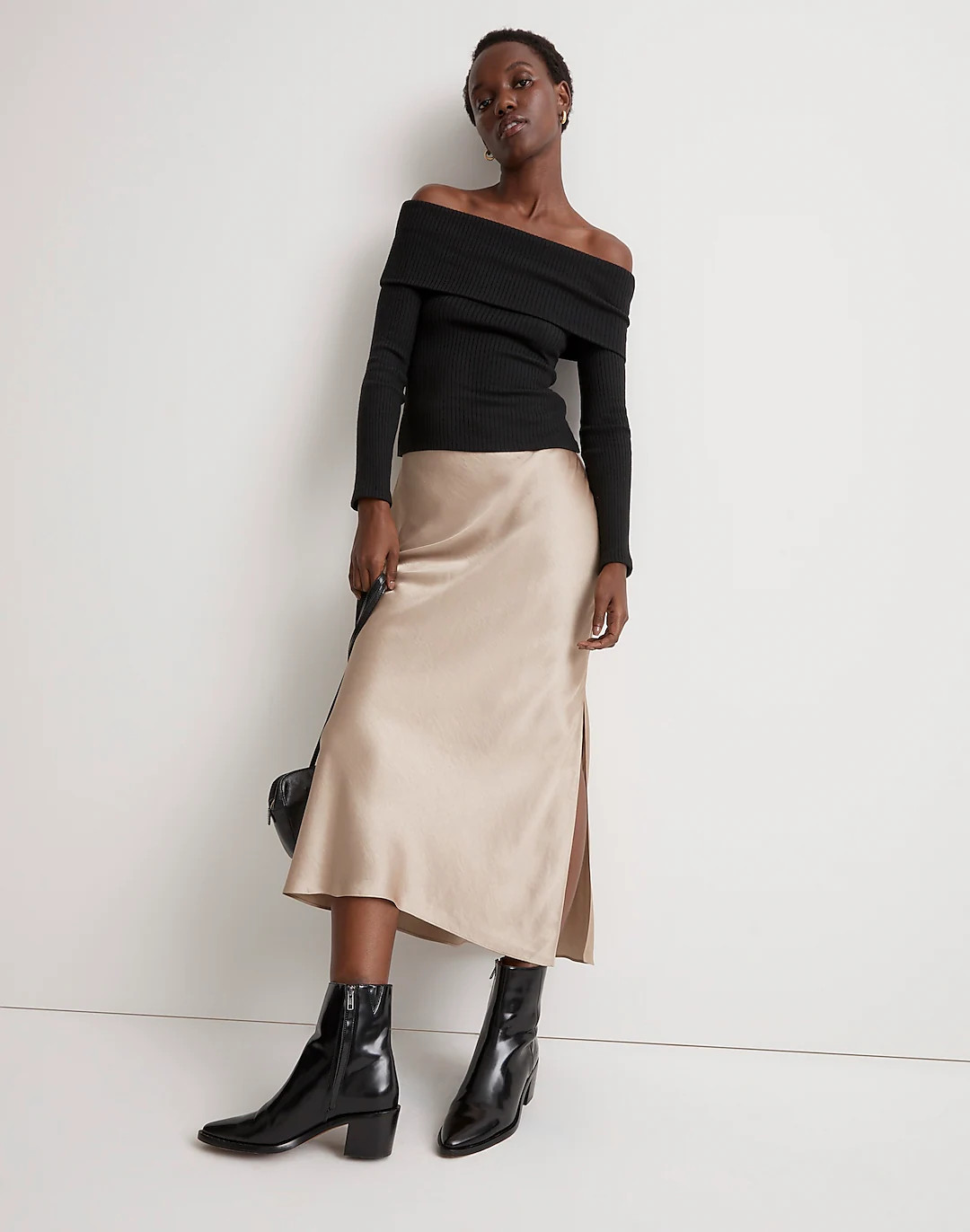 Satin Maxi Slip Skirt | Madewell