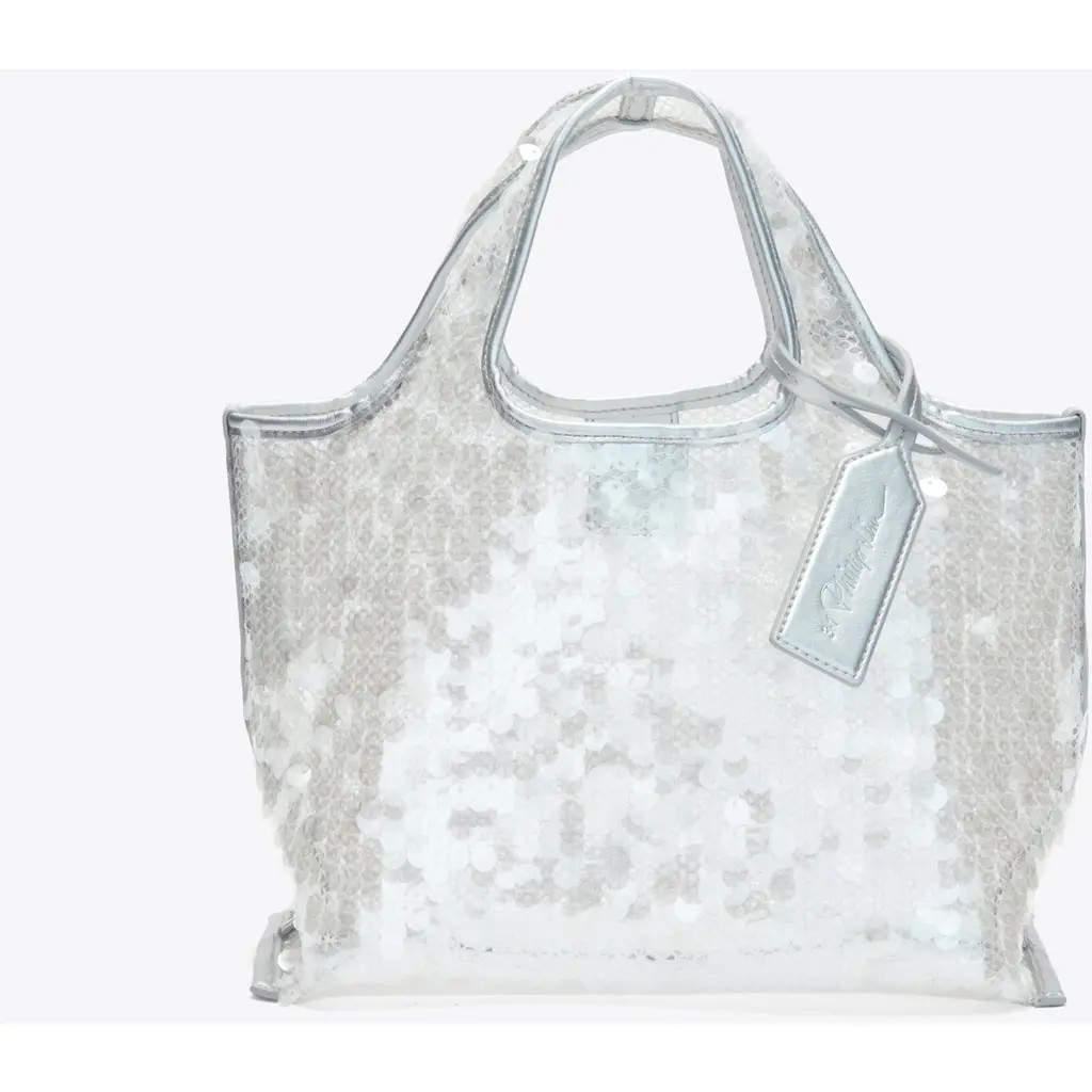 3.1 Phillip Lim Sequin Mini Market Tote in Silver at Nordstrom | Nordstrom